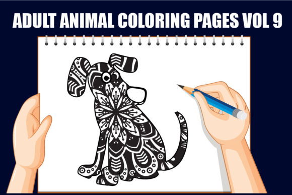 A Mandala Animal Design for Coloring Pages & Graphics