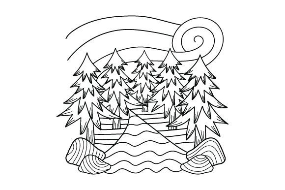 A Mandala Design for Crafts and Branding