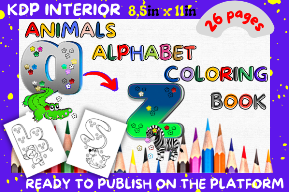 A Review of Animals Alphabet Coloring Book: Graphics & Coloring Pages