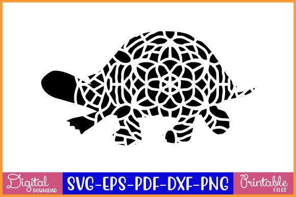 A Turtle Mandala Design for Embroidered Keepsakes and Products