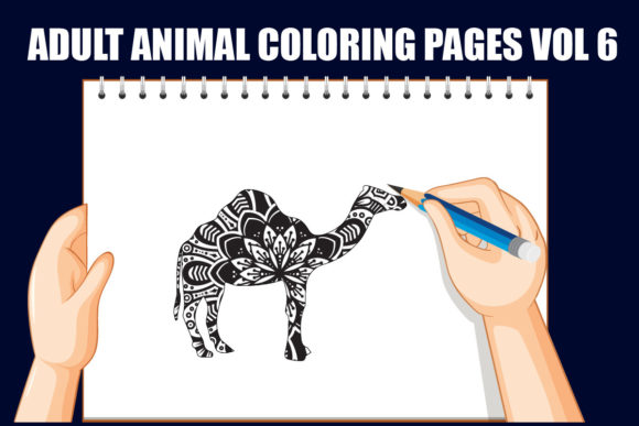 Animal Mandala Graphics for Coloring Pages and Merchandise