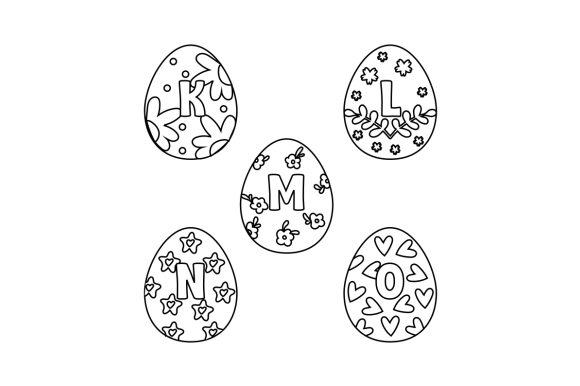 Coloring Easter Eggs K-O: An Easter Crafts Design Review