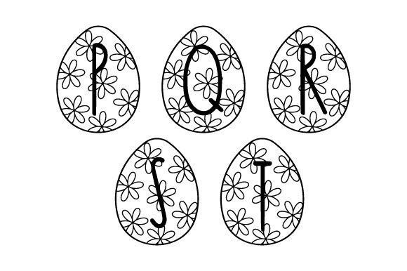Coloring Easter Eggs P-T: Easter Crafts Review