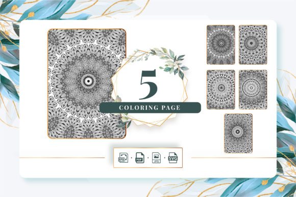 Coloring Pages Bundle KDP Pack 211: A Designer's Review for Brand Graphics