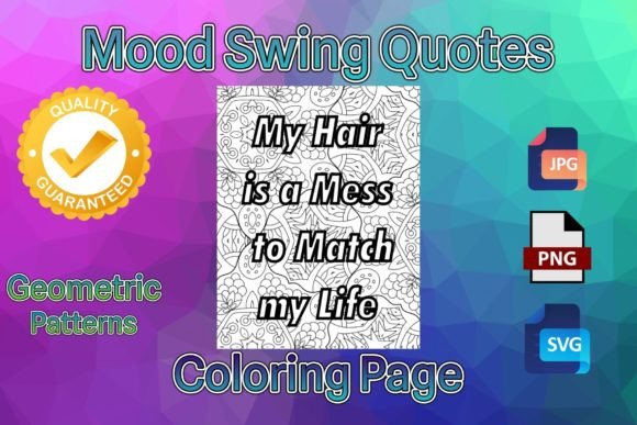 Evaluating a Messy Life Graphic for Commercial Coloring Pages