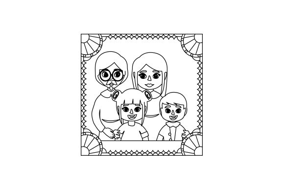 Family of Four Coloring Page: A Designer’s Embroidery Review