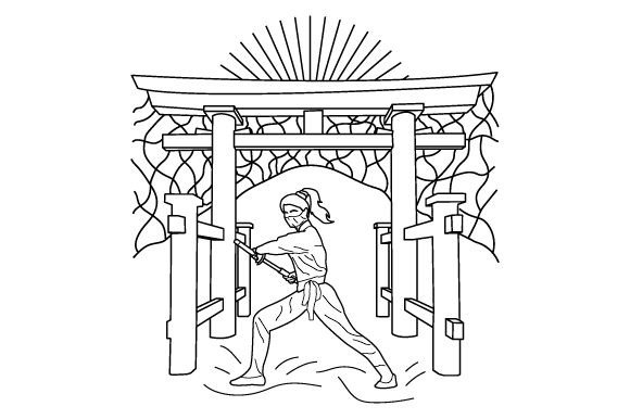 Girl Ninja Coloring Page: Crafts & Brand Review
