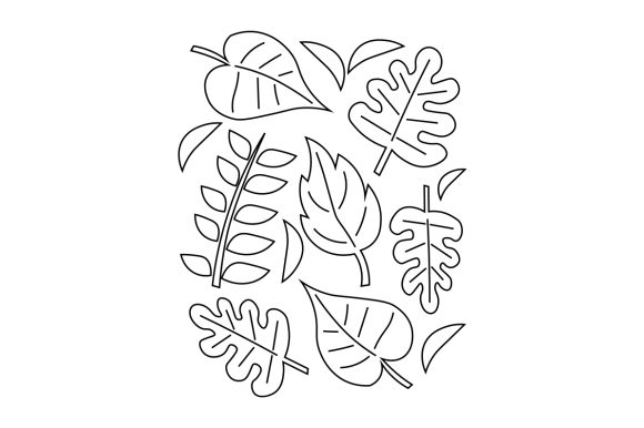 Leaf Coloring Page for Crafts & Coloring Pages Kids