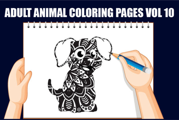Mandala Animal Graphics for Coloring Pages & Merchandise