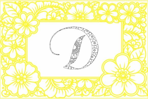 Unlocking Brand Magic with Mandala Letter D Graphics