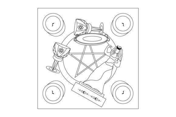 Wooden Altar SVG: A Crafts & Coloring Pages Adult Design Asset Review